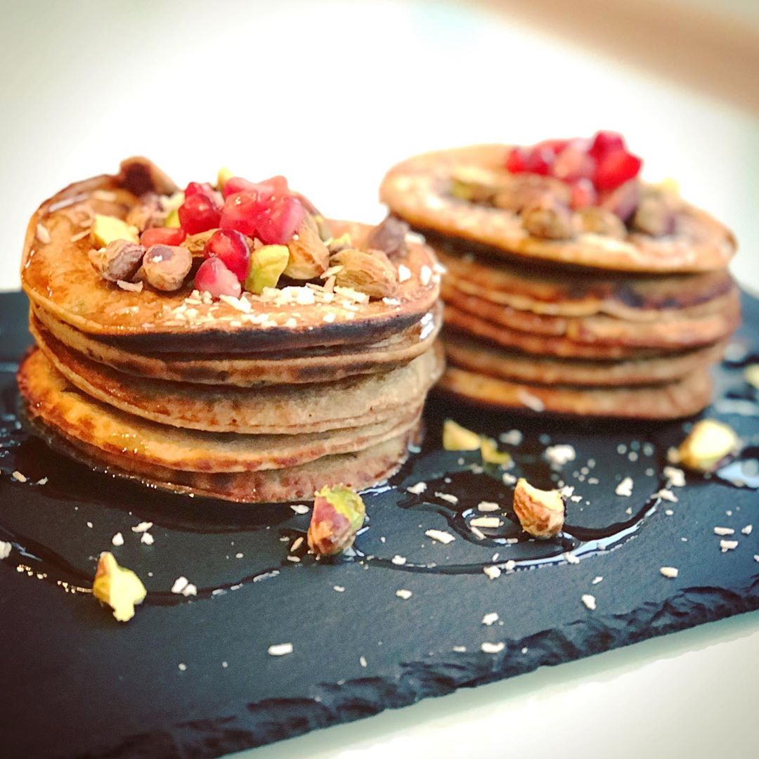 Gluten-Free Cinnamon Oat Flour Pancakes