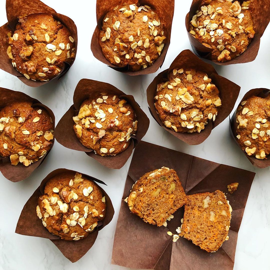 Baked Carrot Cake Muffins