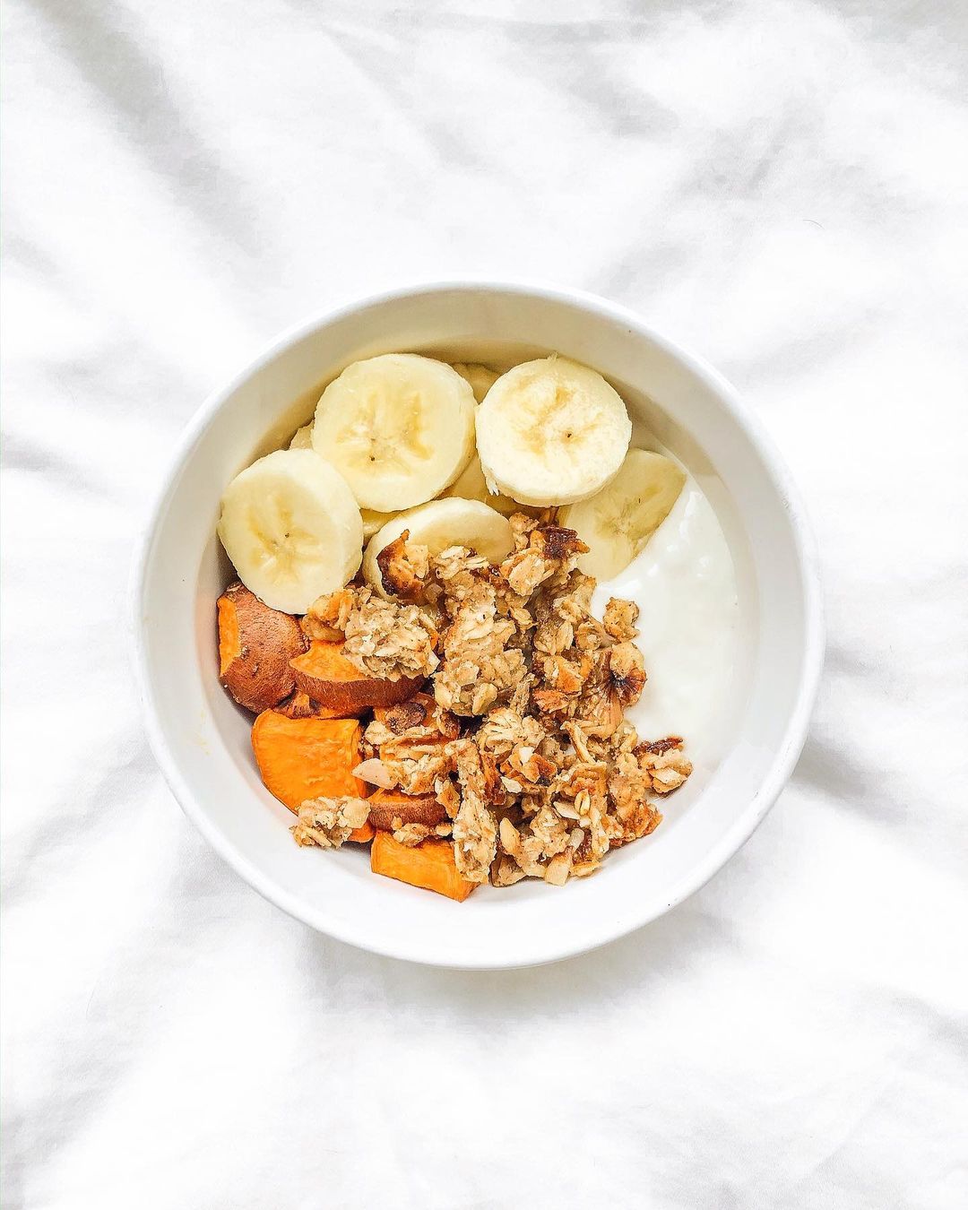 Banana Bread Granola with Oats and Walnuts