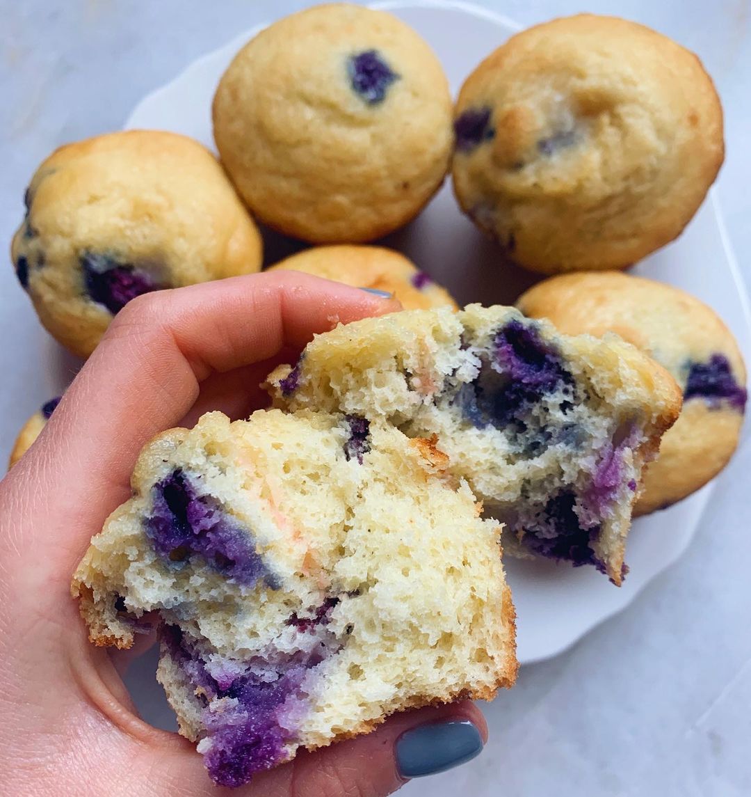 Homemade Gluten-Free Blueberry Muffins