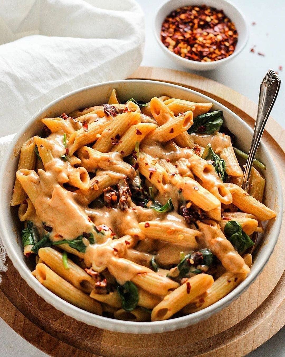Creamy Sun Dried Tomato Pasta