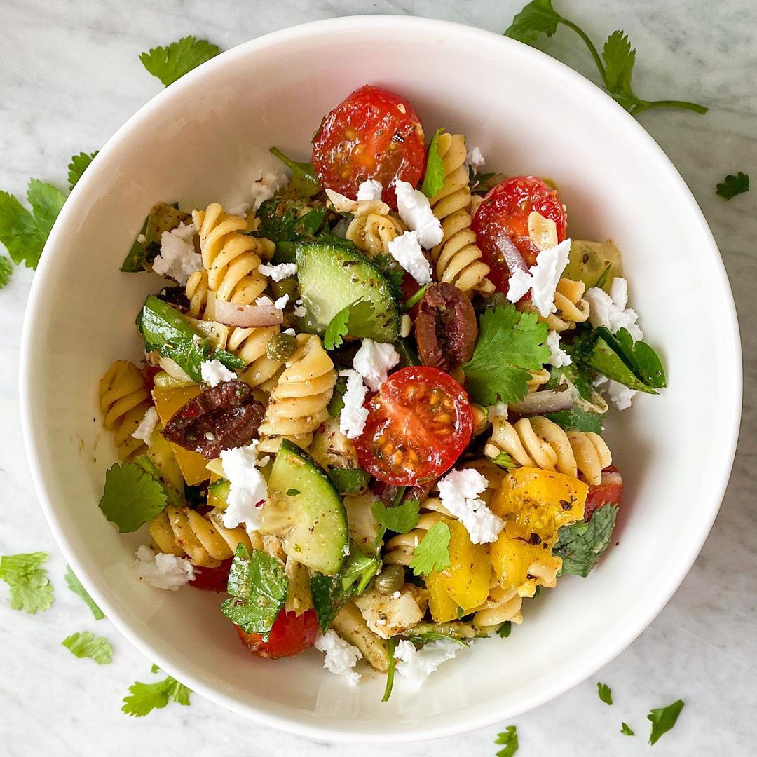 Mediterranean Gluten-Free Vegan Pasta Salad