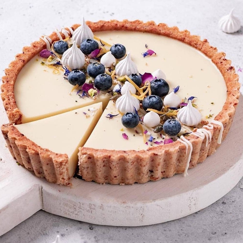 Vegan Lemon Custard Pie