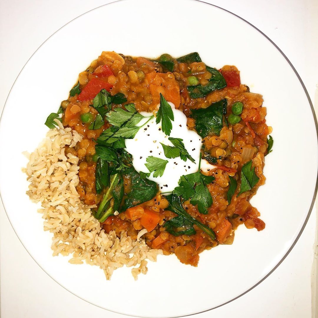 Tomato and Vegetable Lentil Dhal