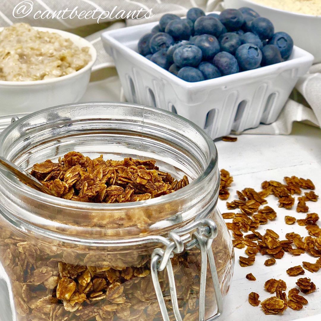 Vegan Granola and Bananas Foster Toppings