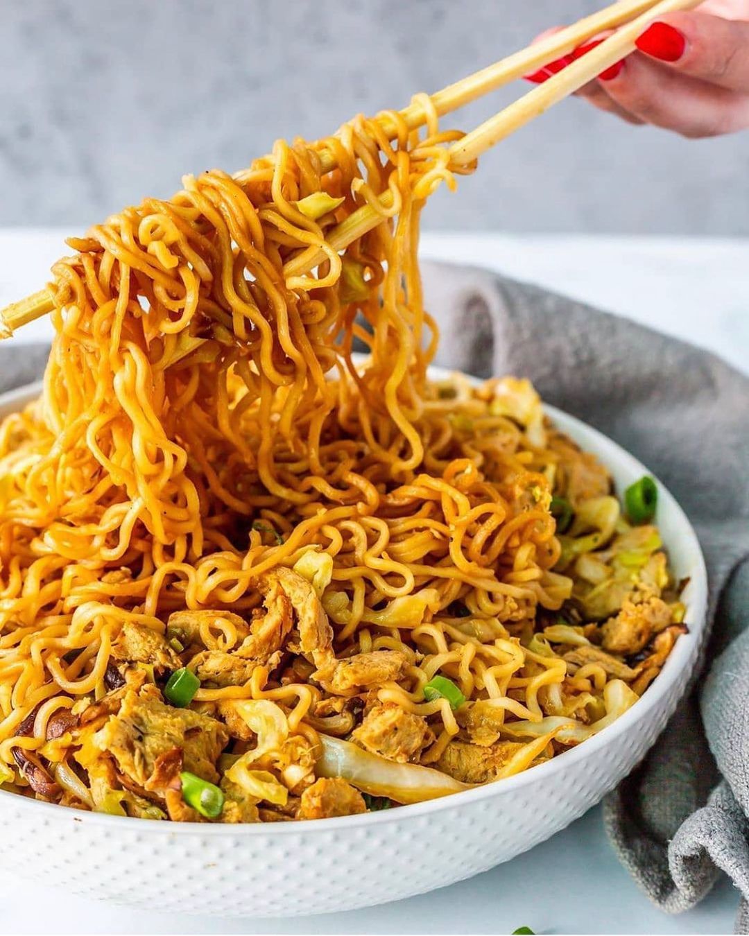 Vegan Chick'n Ramen Stir-Fry