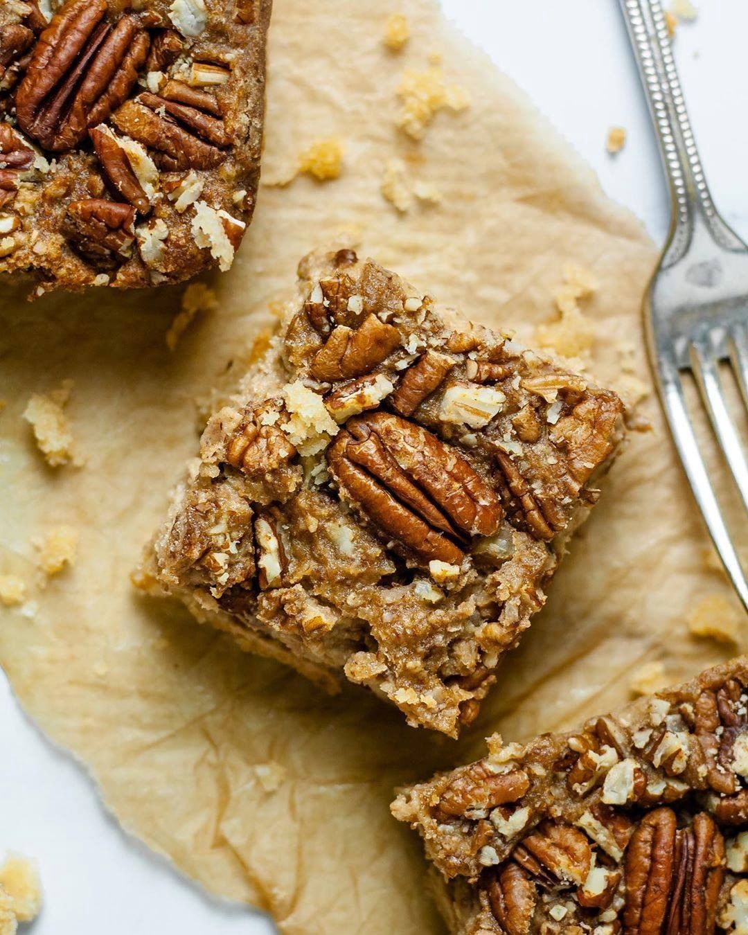 Vegan Pecan Pie Bars