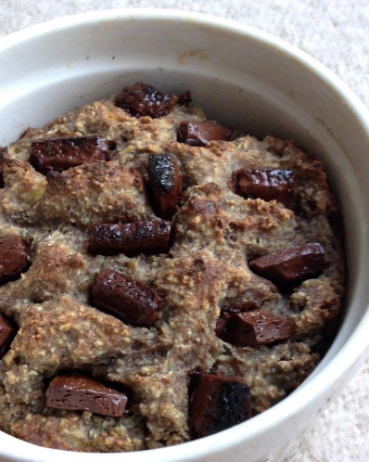 Chocolate Muffin Baked Oatmeal
