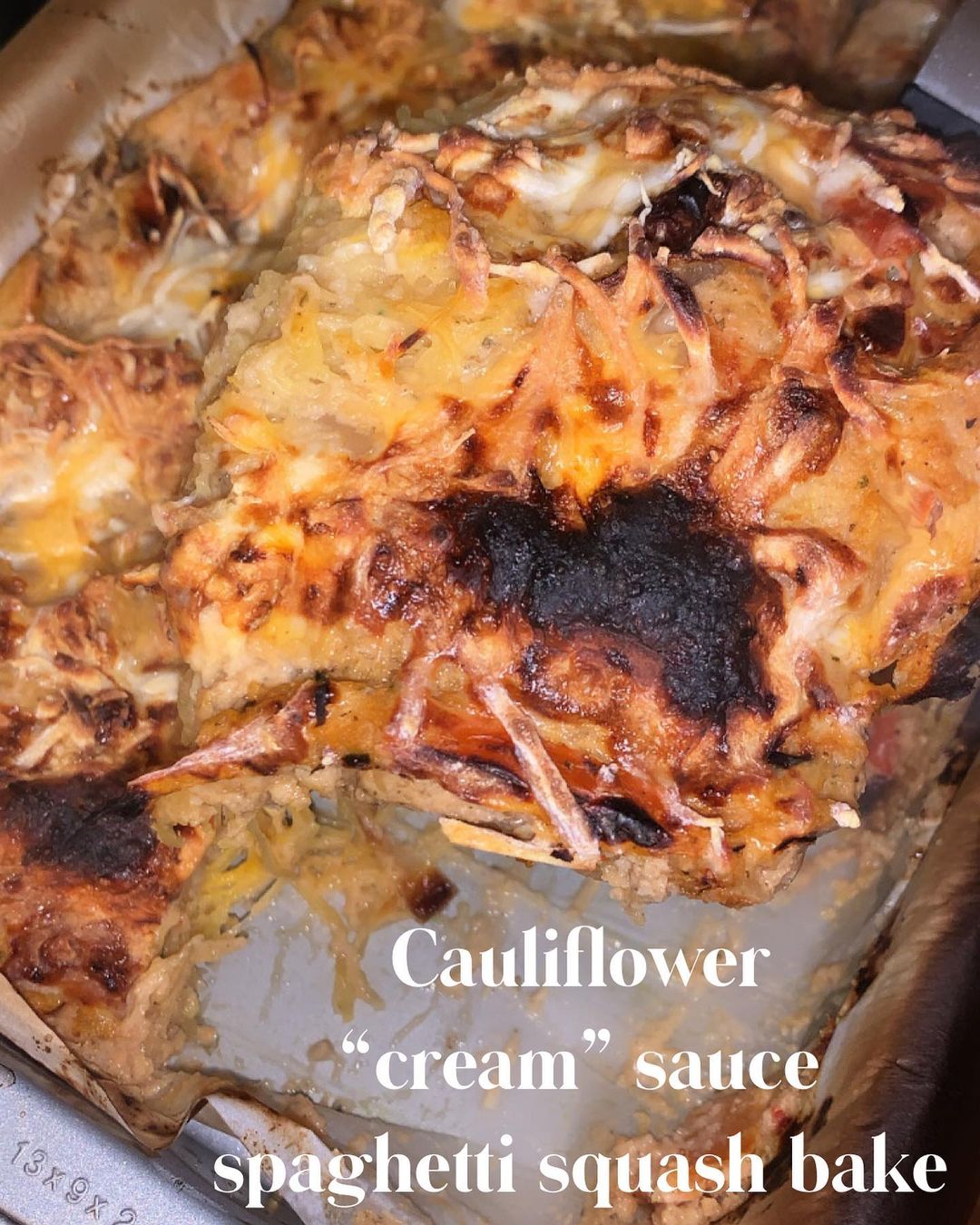 Creamy Veggie Spaghetti Squash Bake