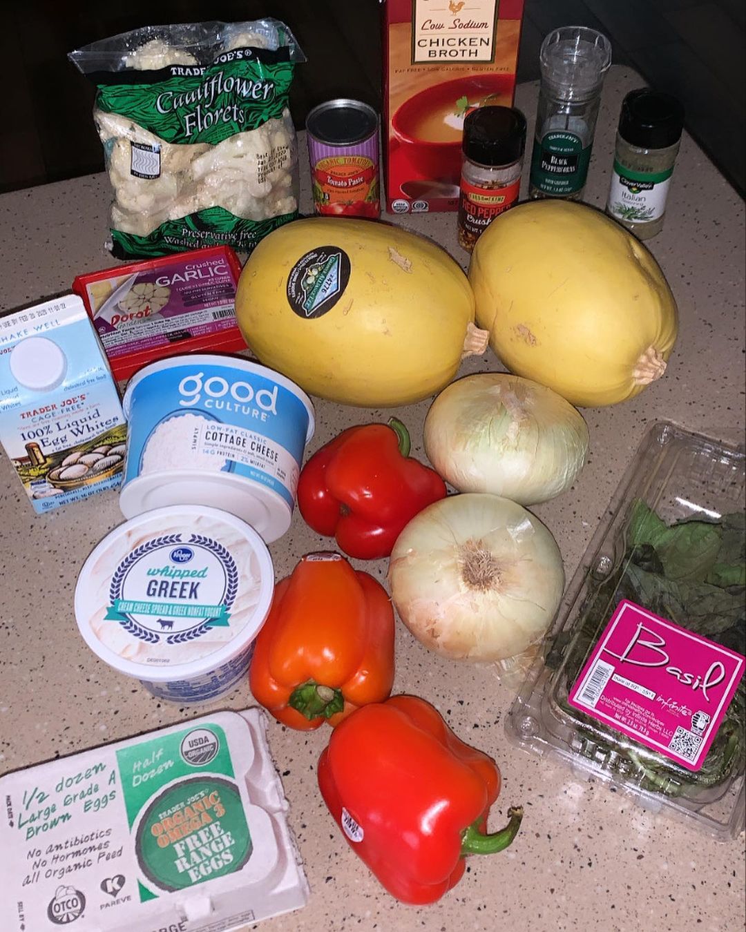 Creamy Veggie Spaghetti Squash Bake