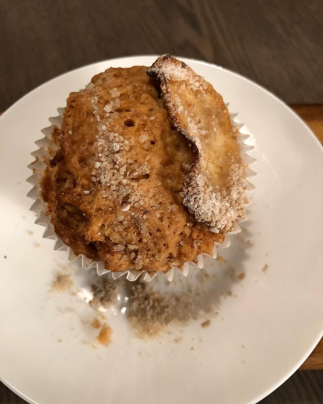 Apple and Sour Cream Crumble Muffins