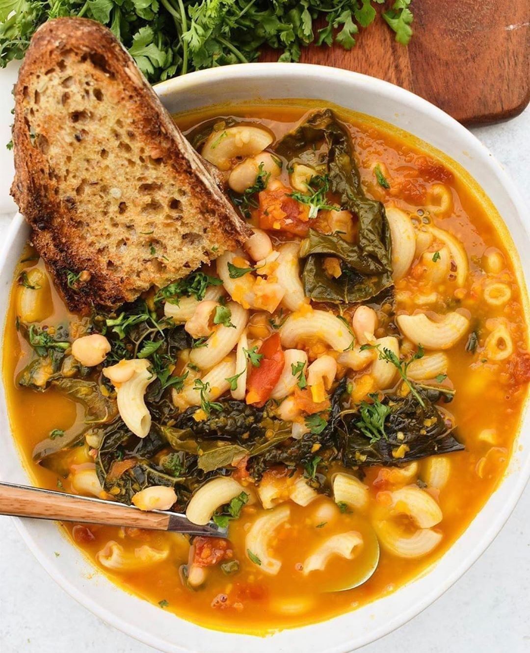 Vegan Pasta e Fagioli Soup