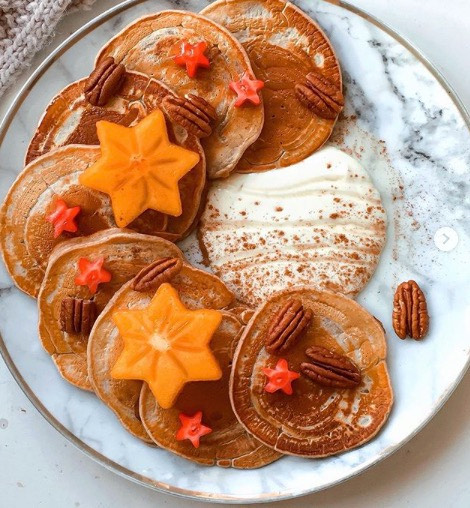 Fluffy Festive Cranberry Pancakes