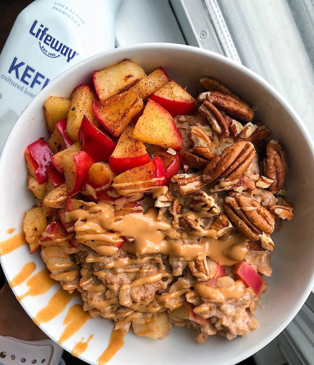 Cinnamon Apple Stovetop Oats