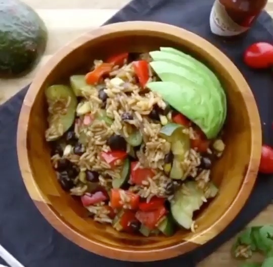 One-Pot Vegan Burrito Bowl