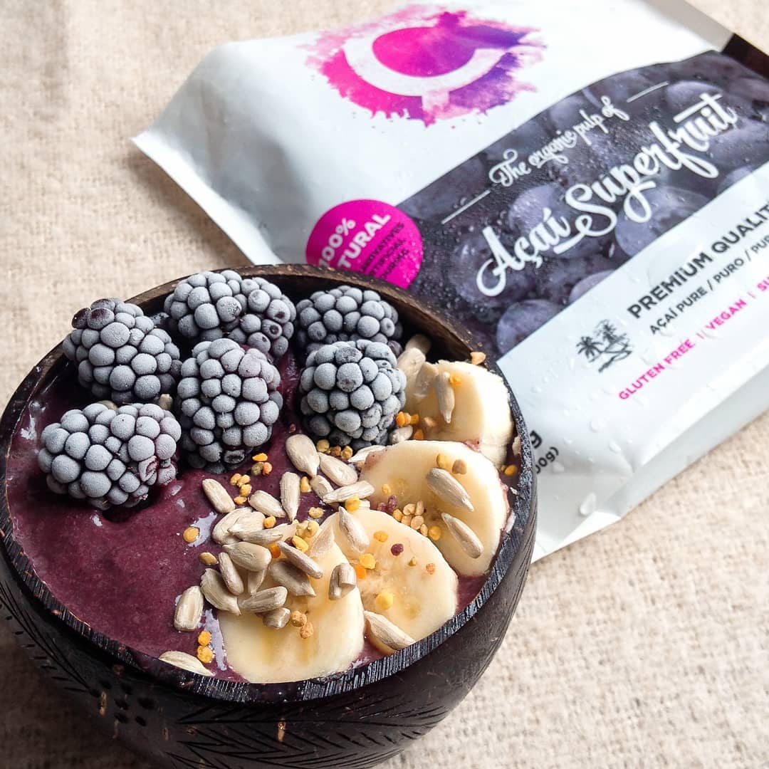 Banana and Acai Smoothie Bowl