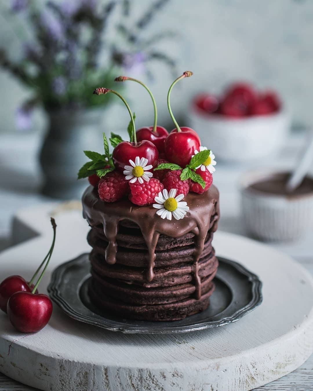 Vegan Chocolate Pancake