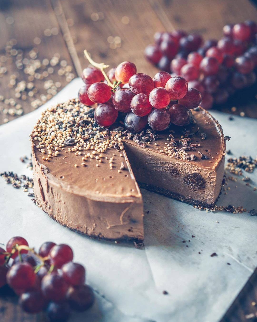 Vegan Triple Chocolate Cheesecake