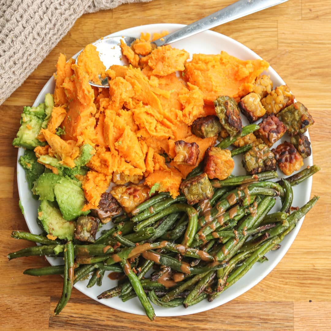 Simple Vegan Baked Sweet Potato Dish