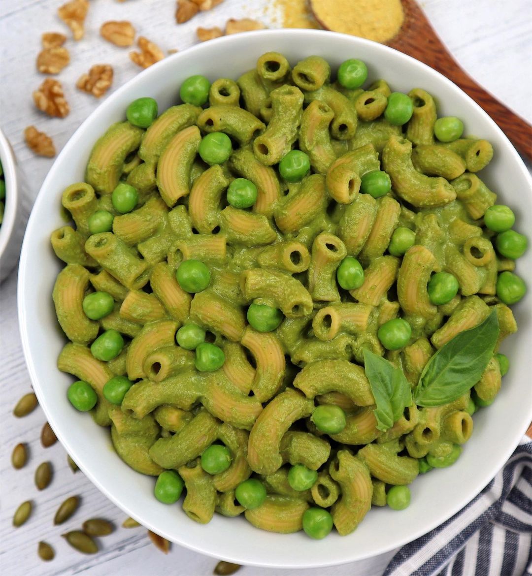 Vegan Pesto Pea Pasta