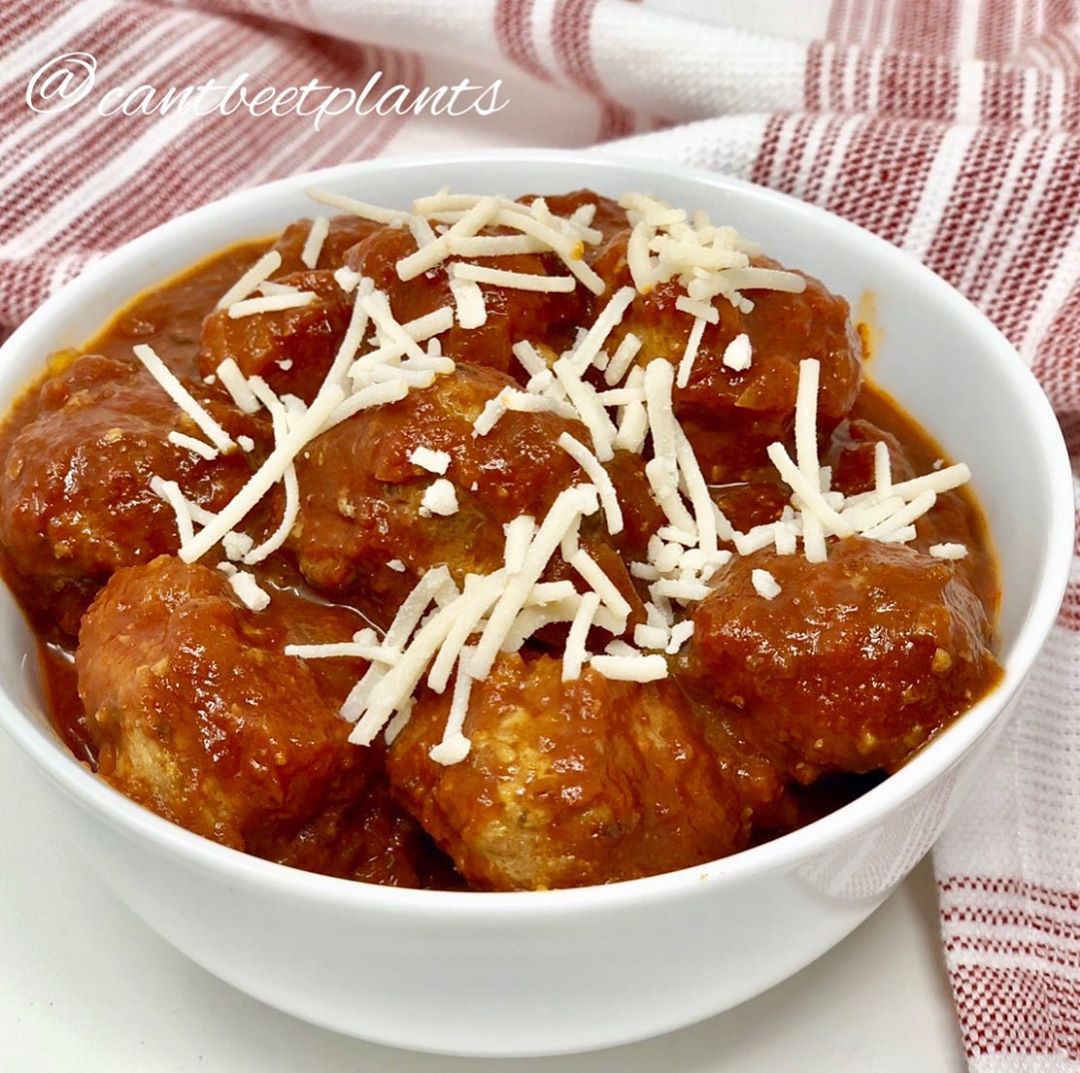 Vegan Beyond Meat Mini Meatballs for Parties