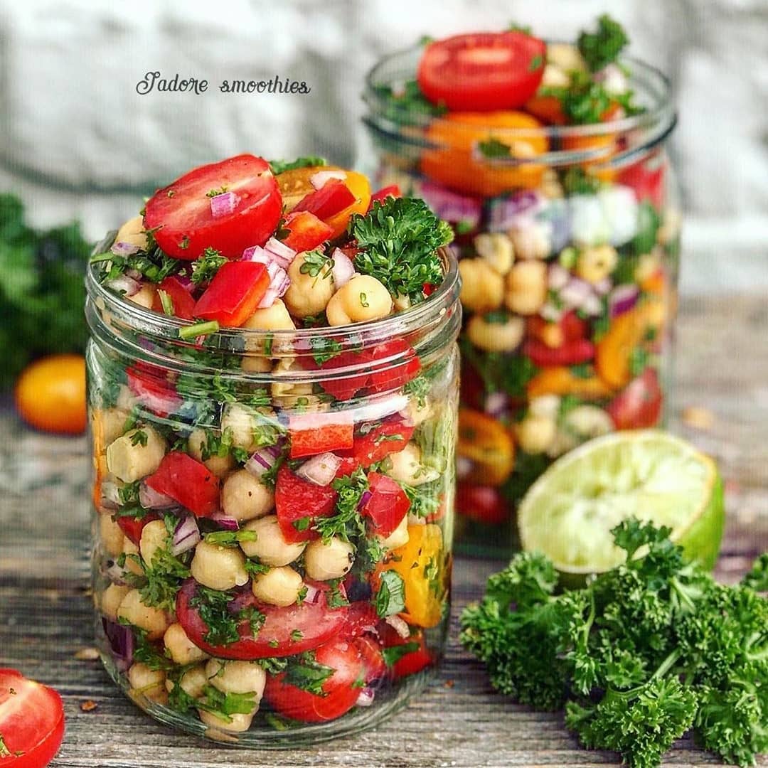 Refreshing Chickpea Salad with Herbs