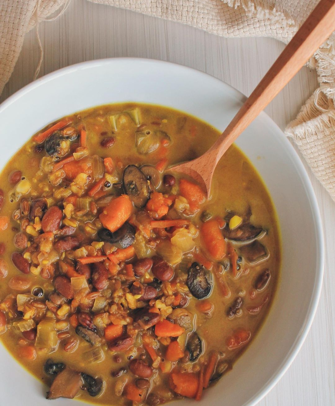 Delicious Warm Vegetable Soup