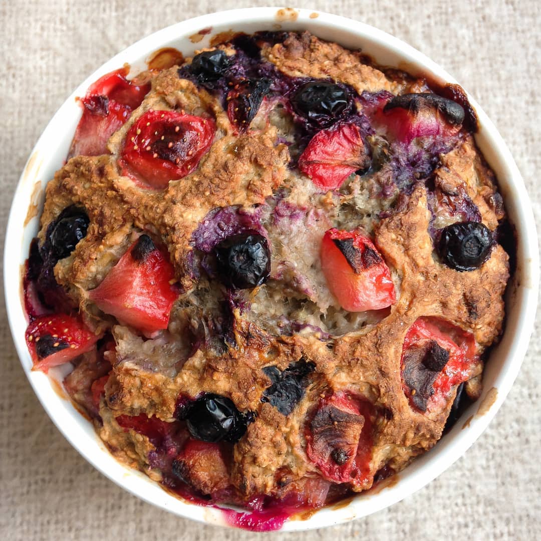 Double Berry Muffin Baked Oatmeal
