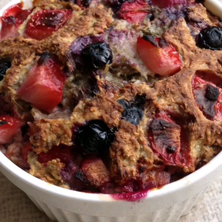 Double Berry Muffin Baked Oatmeal