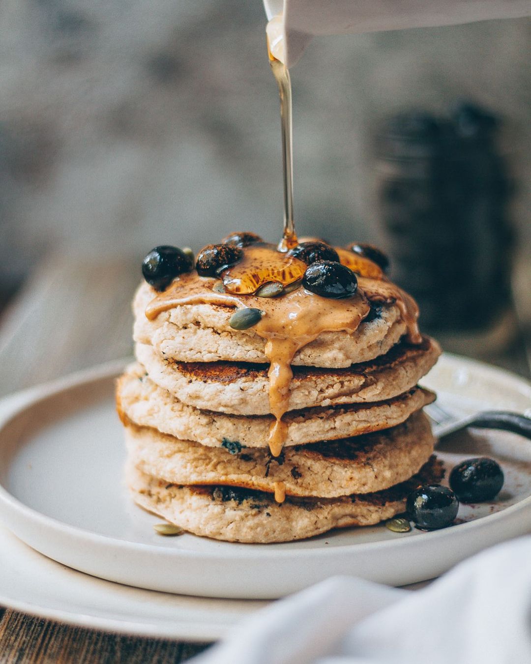 Blueberry Banana Pancakes