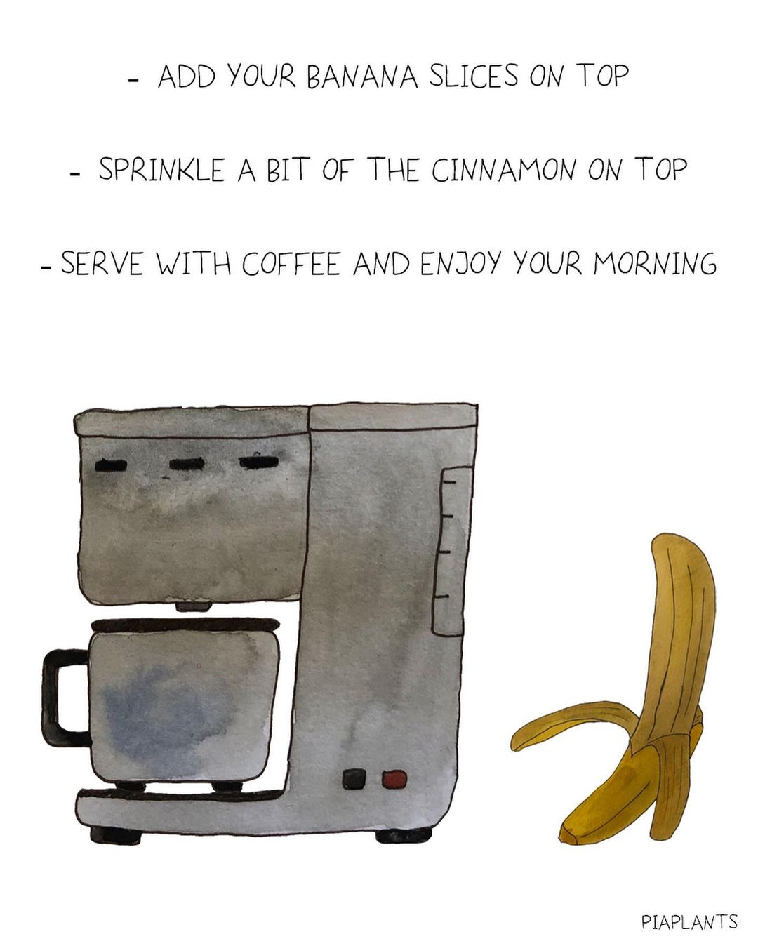 Minimal and Easy Peanut Butter Banana Sandwich