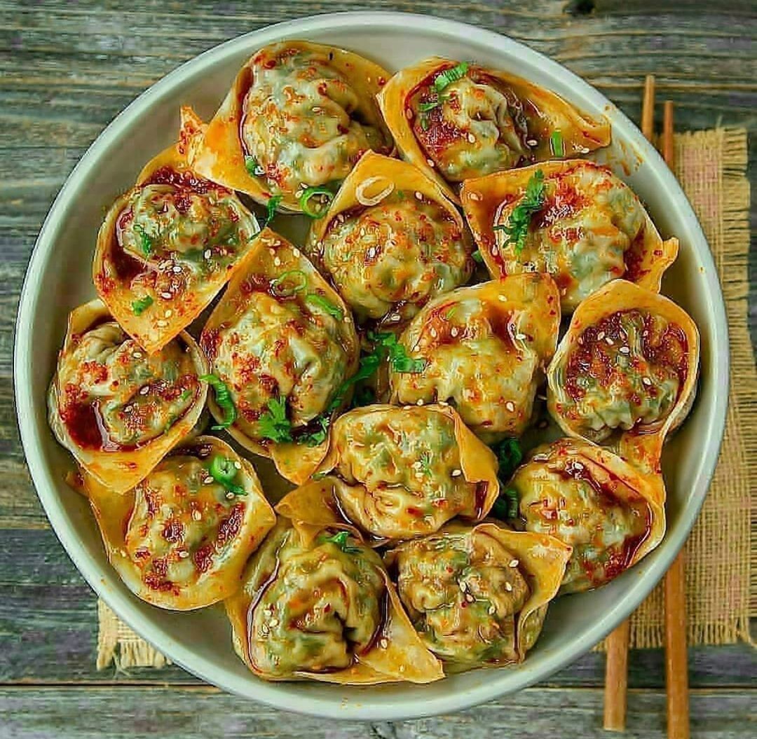 Spicy Steamed Dumplings with Tofu