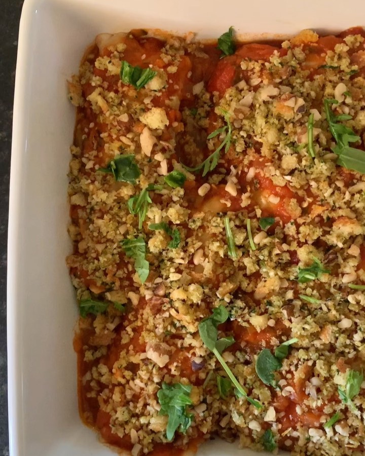 Vegan Cannelloni with Vegetable Filling