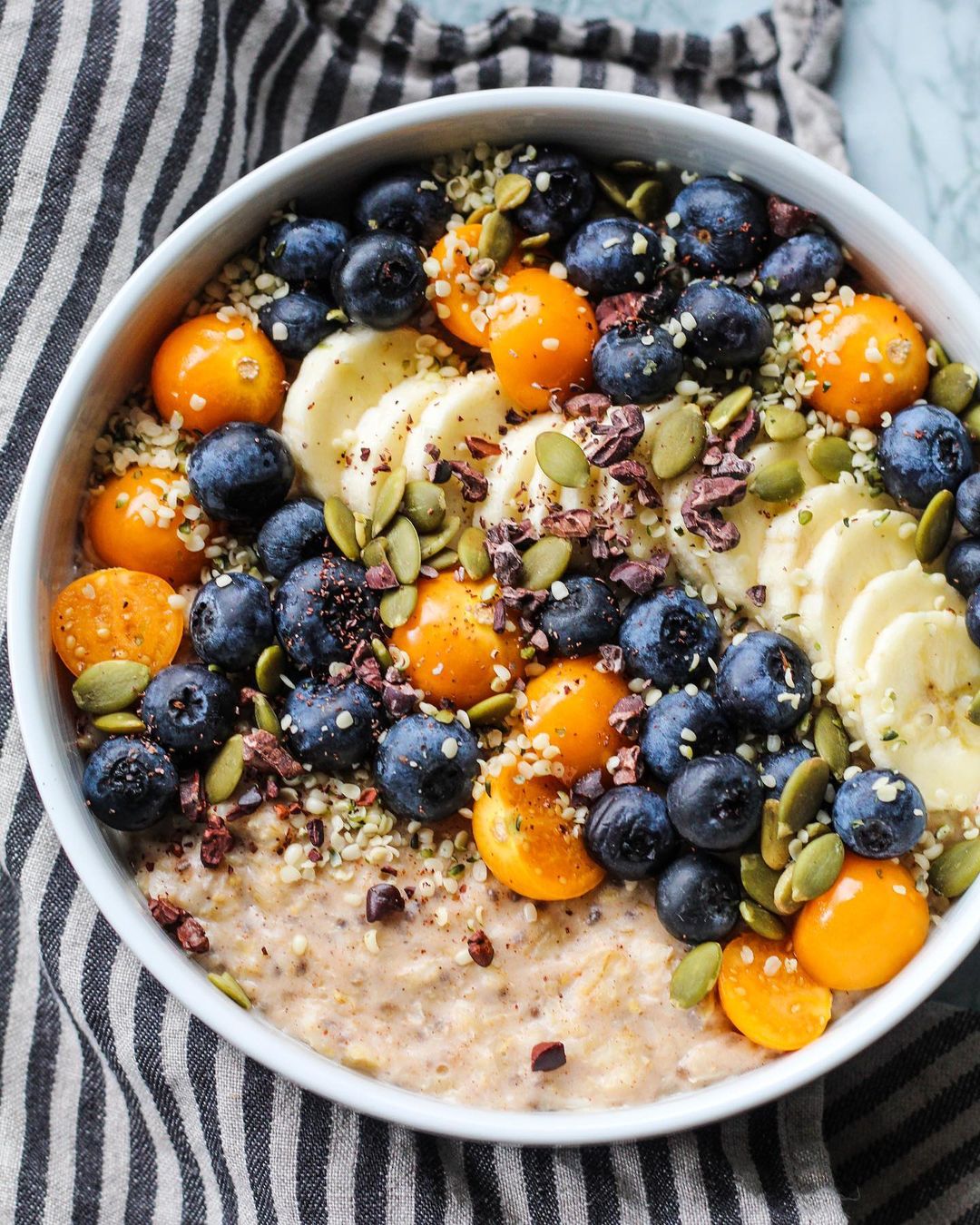 Healthy Coconut Ginger Oatmeal Breakfast