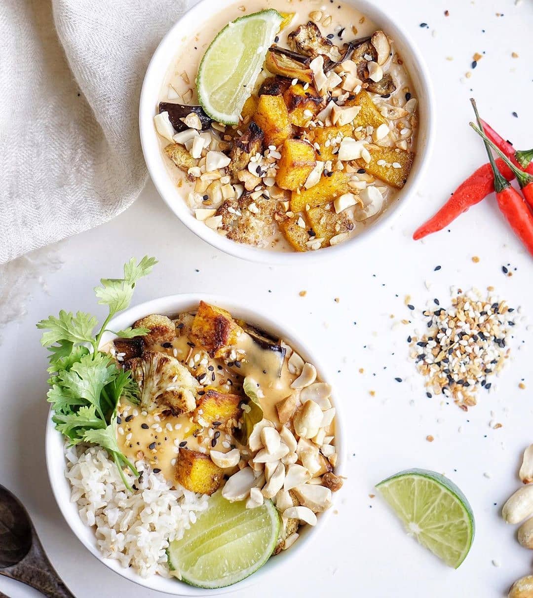 Delicious Vegan Coconut Peanut Curry