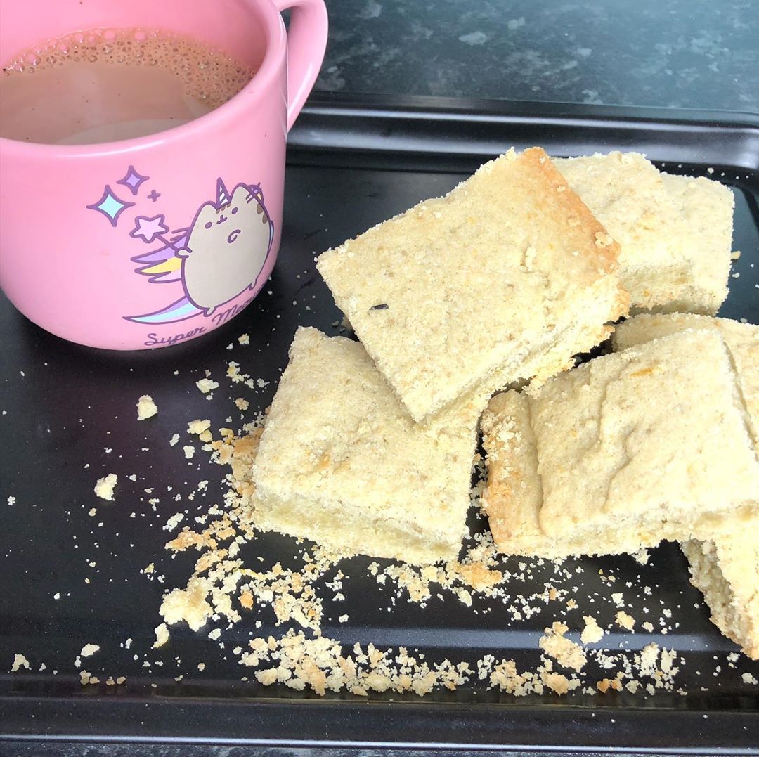 Vegan Lemon and Sunflower Shortbread