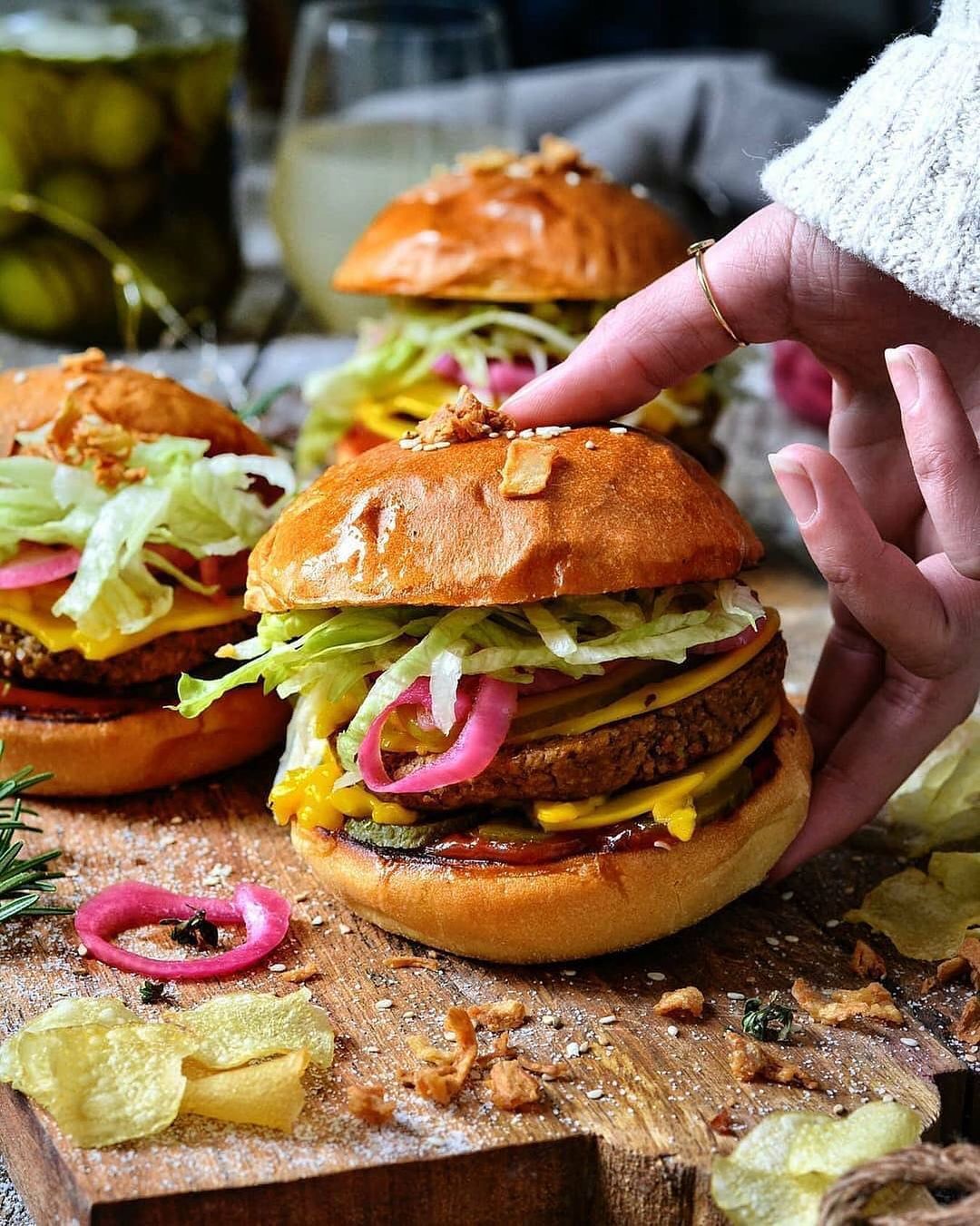 Easy Vegan Lentil Burgers