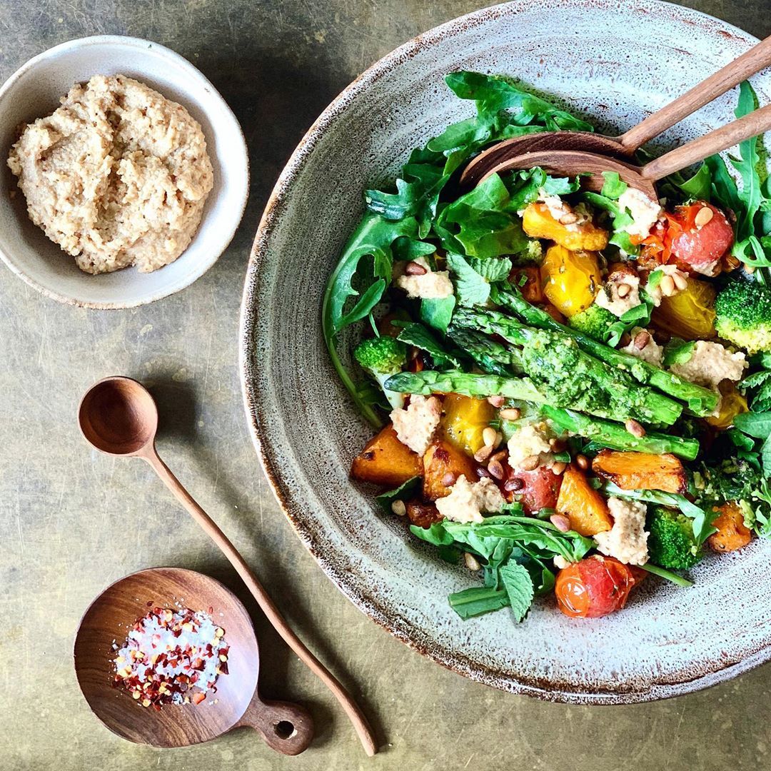 Roast Butternut and Cherry Tomato Salad
