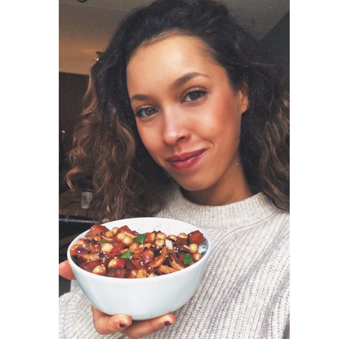 Hearty Vegan Chickpea and Eggplant Stew