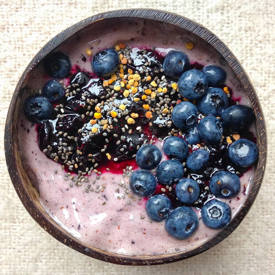 Triple Blueberry Smoothie Bowl