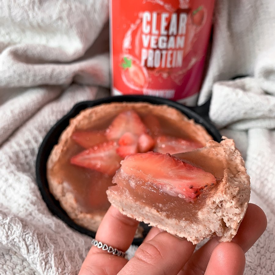 Giant One Serve Strawberry Jelly Tart