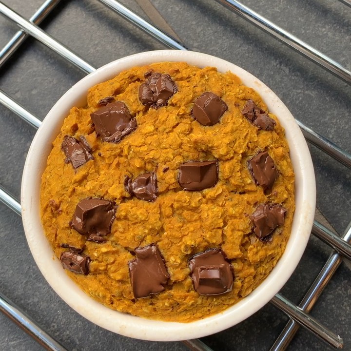 Baked Pumpkin Oats with 20g Protein