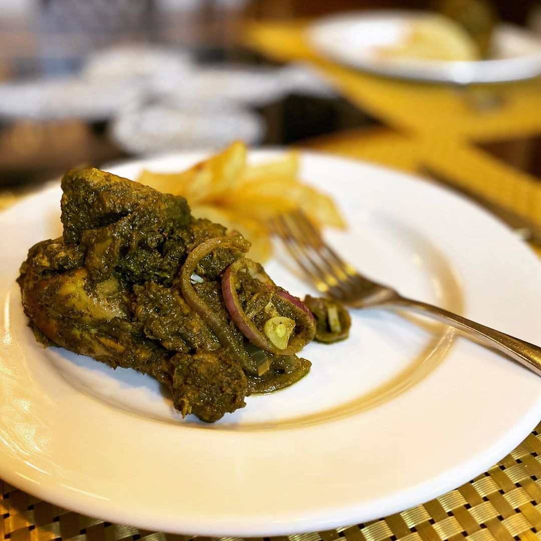 Chicken Caffreal with Goan Spices and Herbs