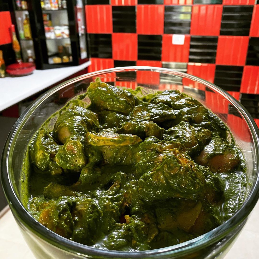 Chicken Caffreal with Goan Spices and Herbs