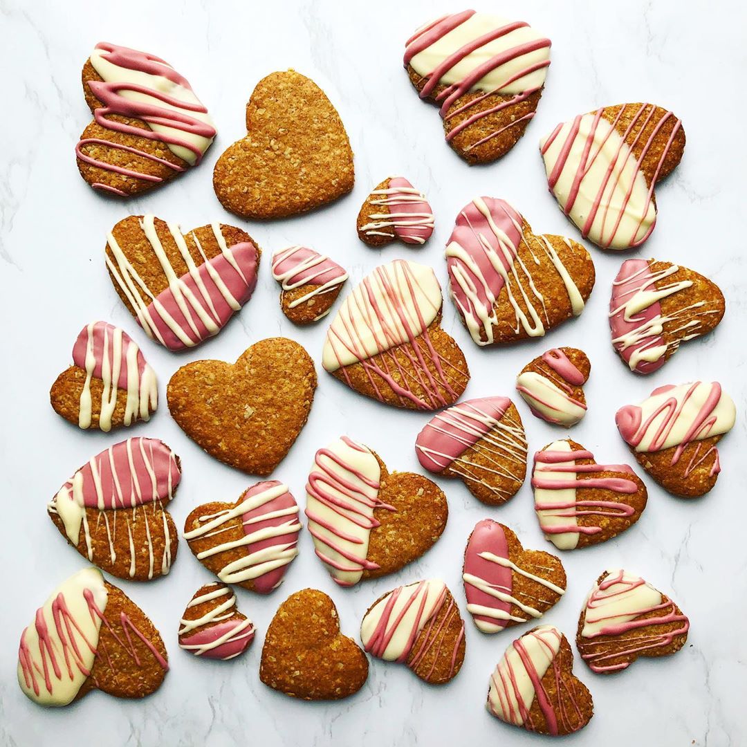 Delicious Low Sugar Heart Shaped Biscuits
