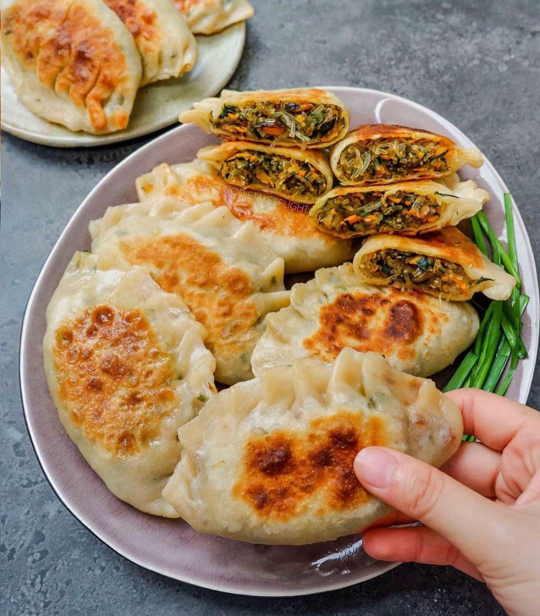 Vegan Chinese Chive Pies