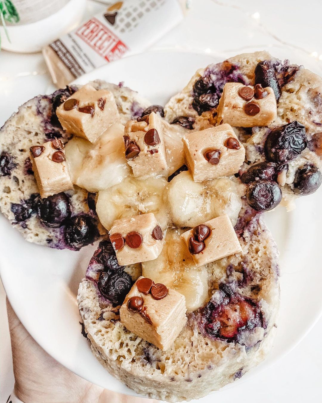 Microwave Blueberry Banana Bread