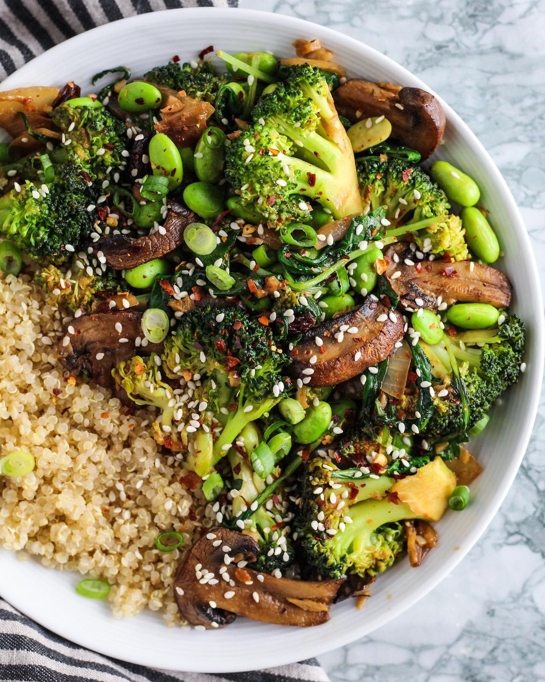 Ginger Tahini Vegetable Stir-Fry
