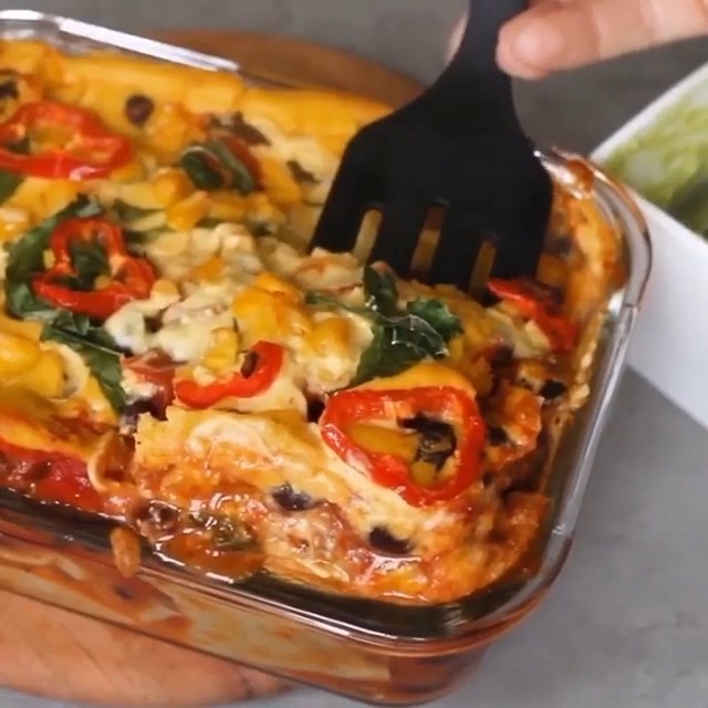 Easy Vegan Taco Lasagna