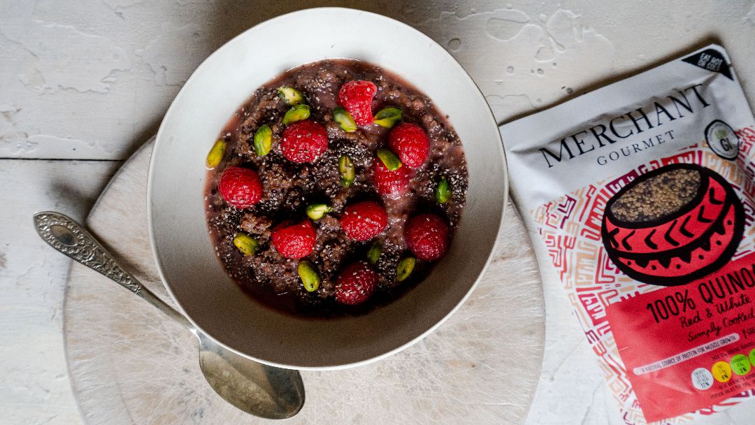 Super Quick Quinoa Smoothie Porridge